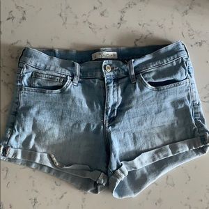 Abercrombie & Fitch Light Wash Jean Shorts